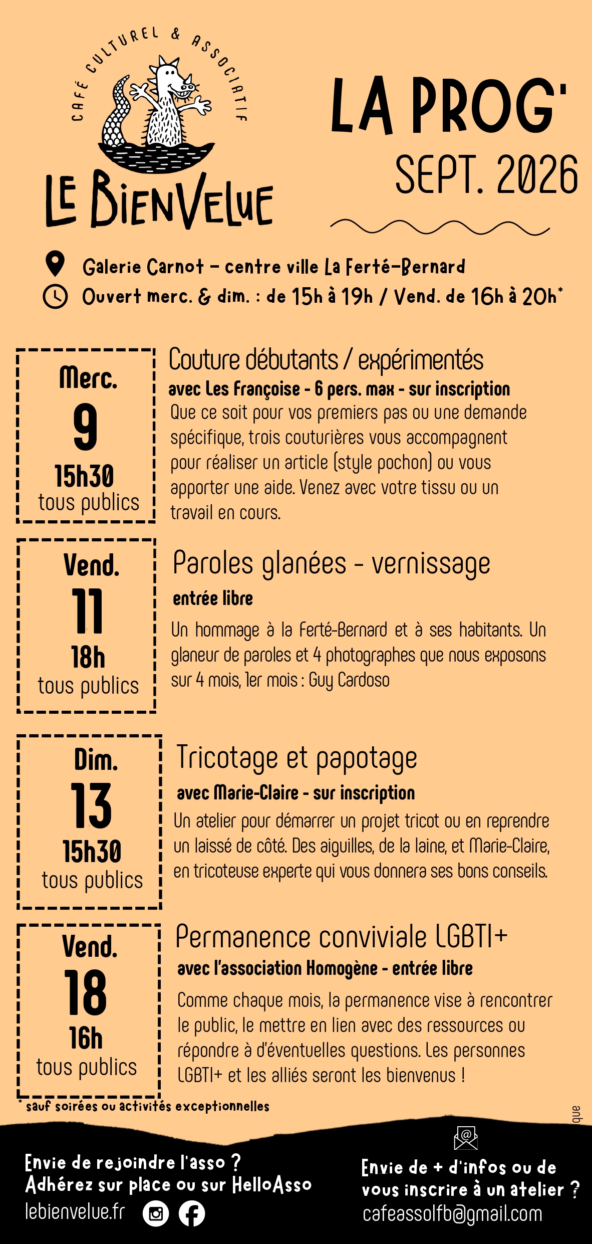 Programme Septembre 2026 - Page 1